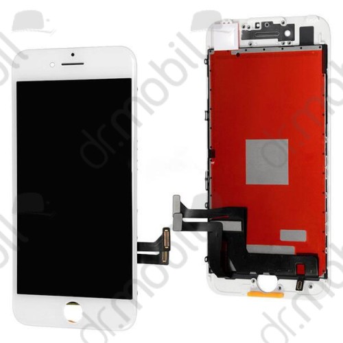 Kijelző Apple iPhone 7 plus (lcd, érintőpanel, átvezető fóliával, keret) fehér